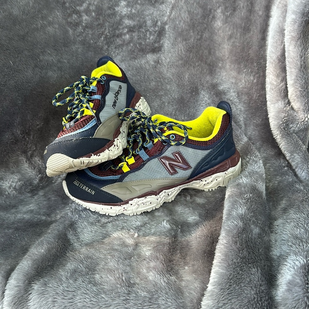 New Balance 801 Burgundy Blue All Terrain Shoes Mens